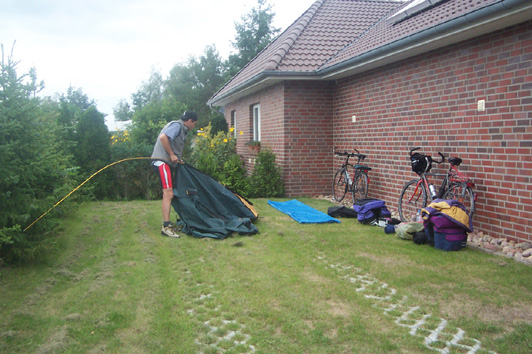 Allein geht es schwer